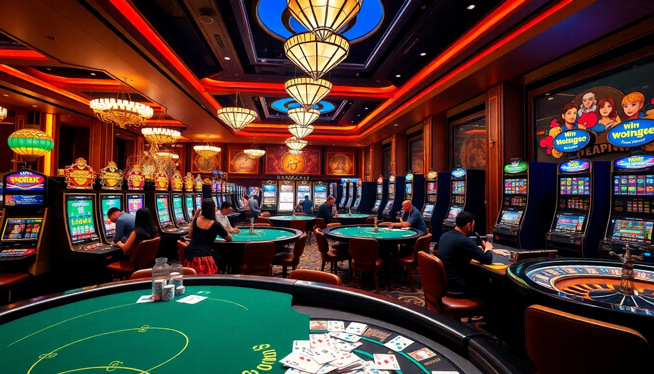 Engage in exciting online games at Dominoqiu with vibrant poker tables and thrilling slot machines.