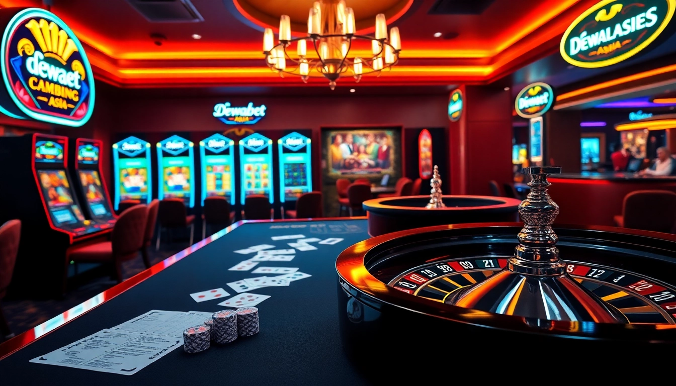 Dewabet Asia online slot machines and casino games create an exciting gambling experience.