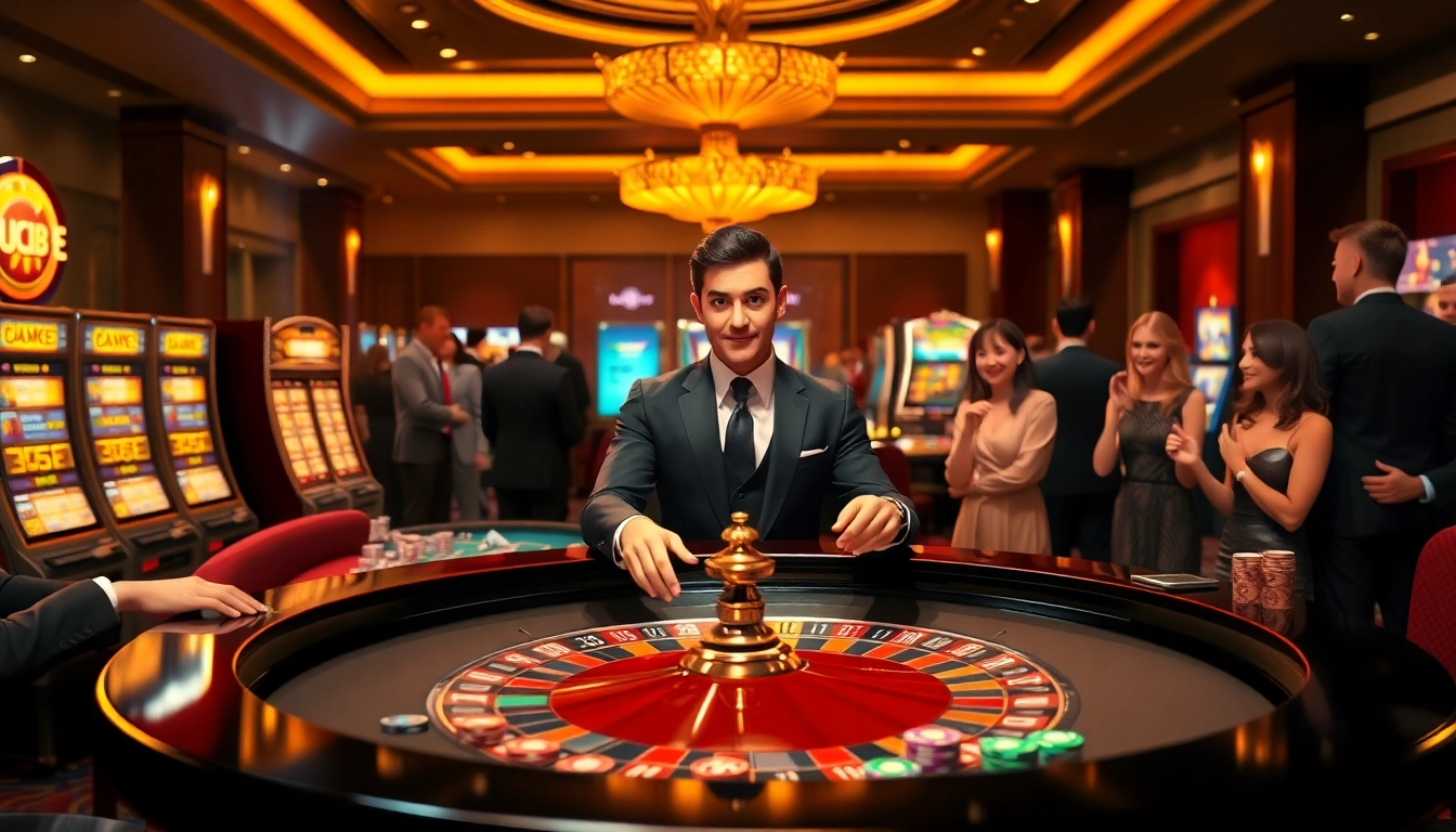Experience the excitement of LUCK8 with professional dealers and vibrant casino games.