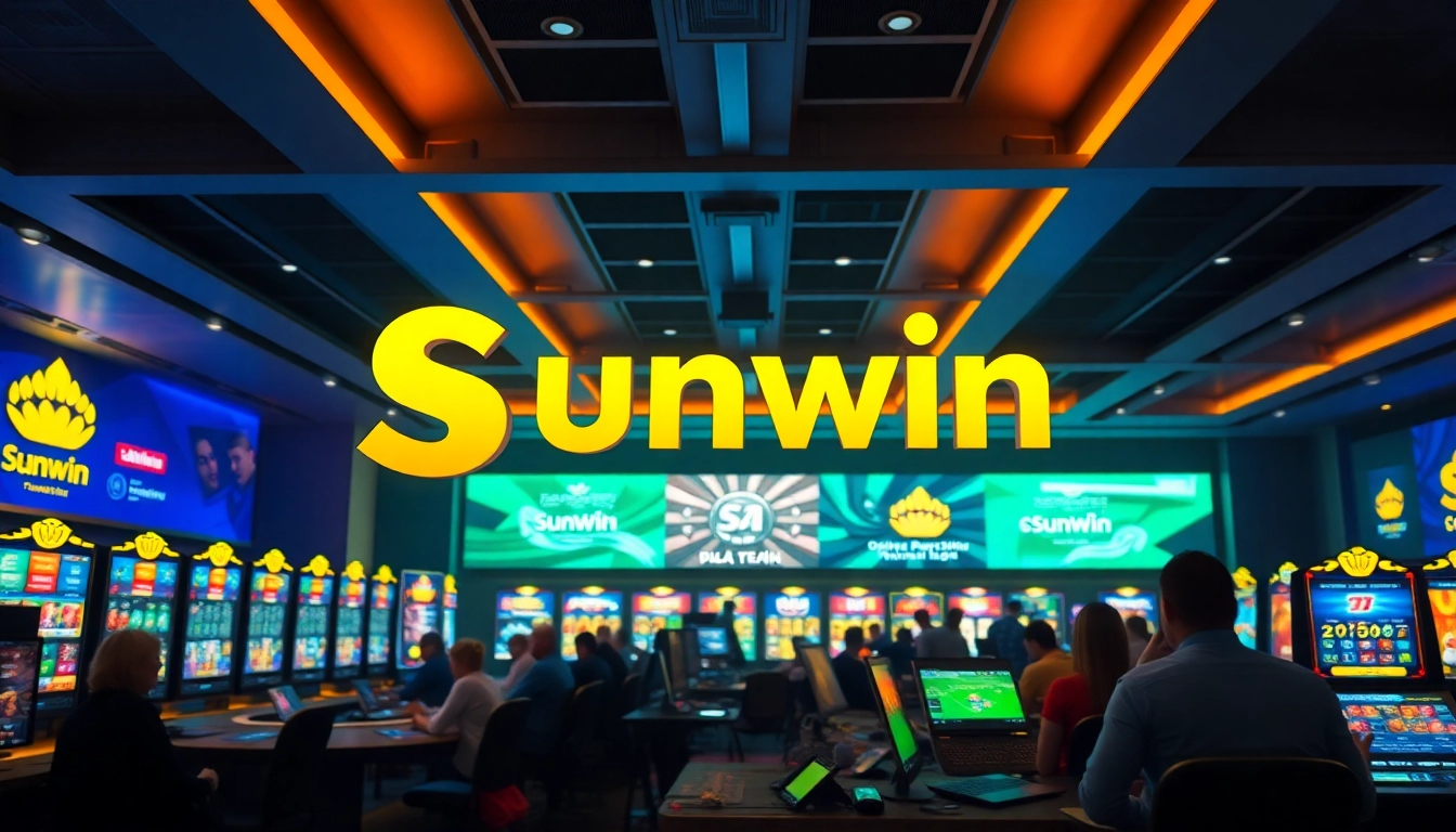 Exciting gameplay experience at Sunwin online casino, showcasing vibrant games and user-friendly interface.