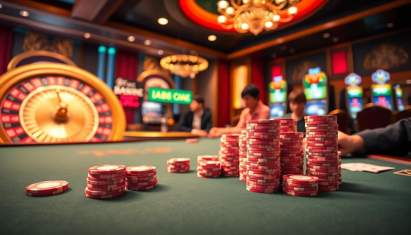Experience high-stakes poker and excitement at TR88 in a luxurious casino environment.