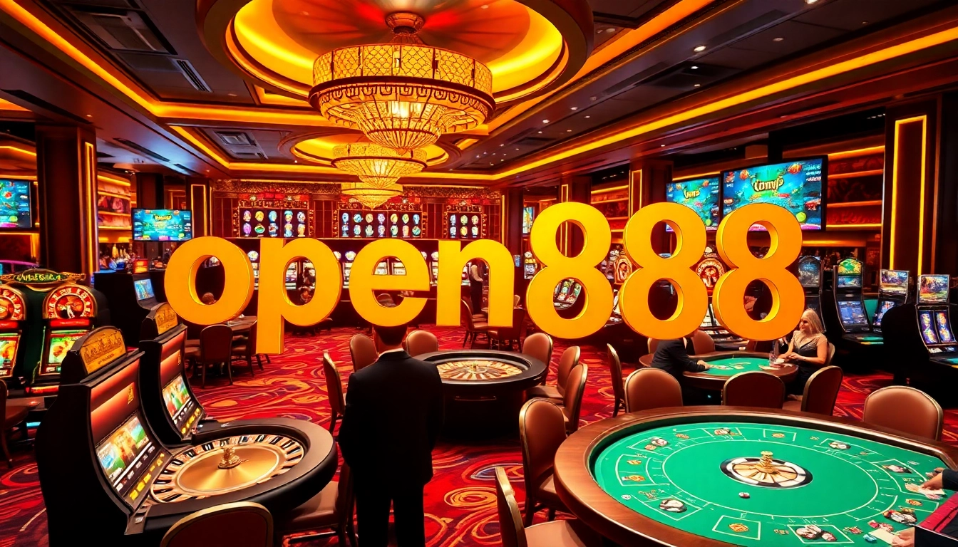 Experience the excitement of OPEN88 with vibrant casino games and thrilling gambling action.