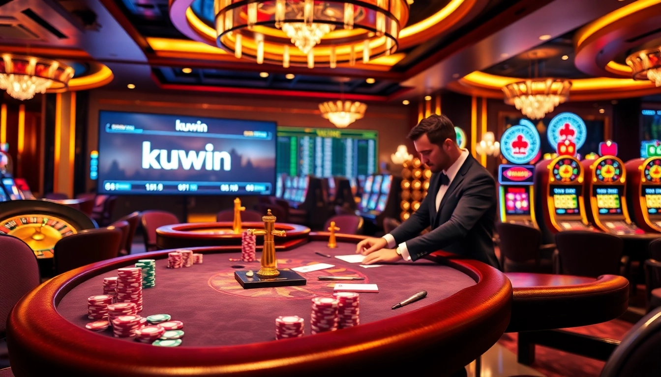 Experience the thrill of betting at kuwin with professional dealers and engaging casino games.