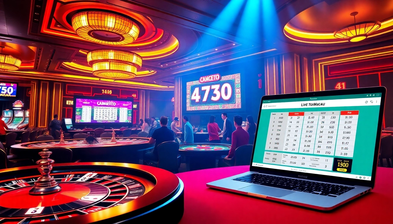 Experience the thrill of Live Toto Macau with real-time draws, exciting betting slips, and vibrant casino tables.
