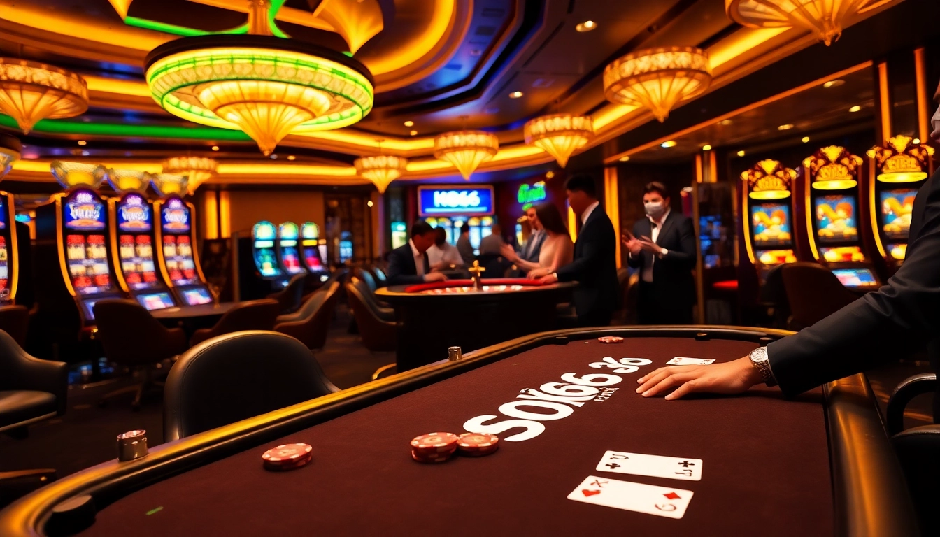 Trò chơi poker KO66 thú vị với bầu không khí sòng bạc sống động và những người chơi hấp dẫn.